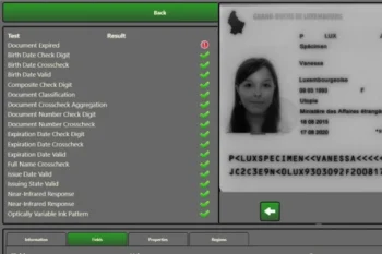 Vérification points de contrôle sur passeport